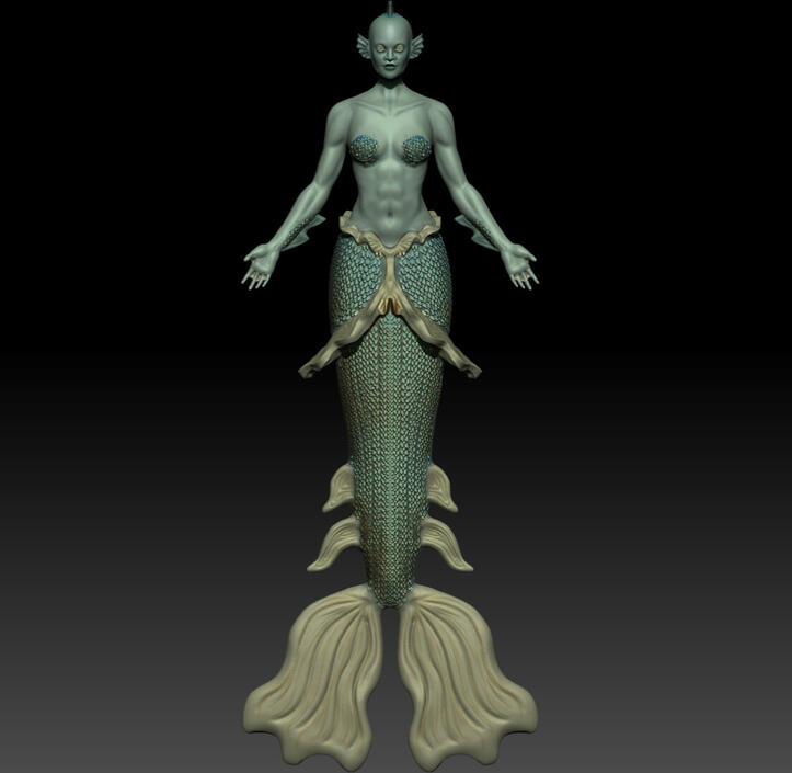 3D marmaid
