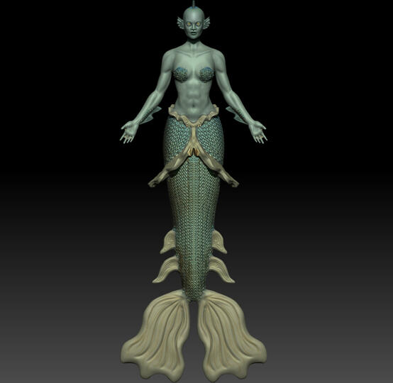 3D marmaid