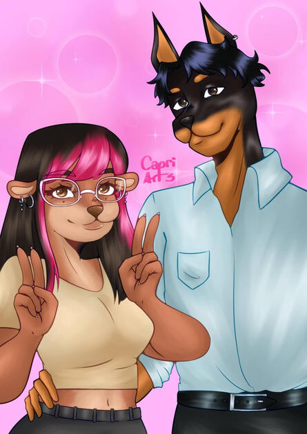 Antropomorphic Couple Commission