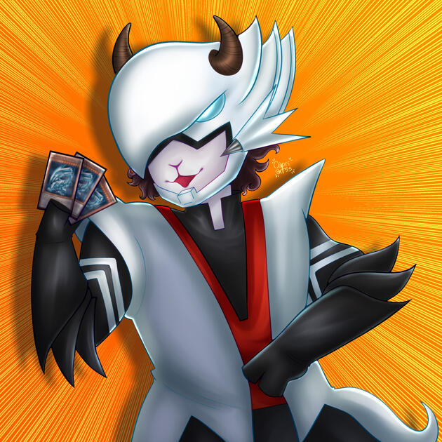 anthropomorphic goat icon #2 (Yu-gi-oh inspired)