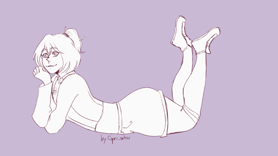 Rough Sketch Swinging Legs